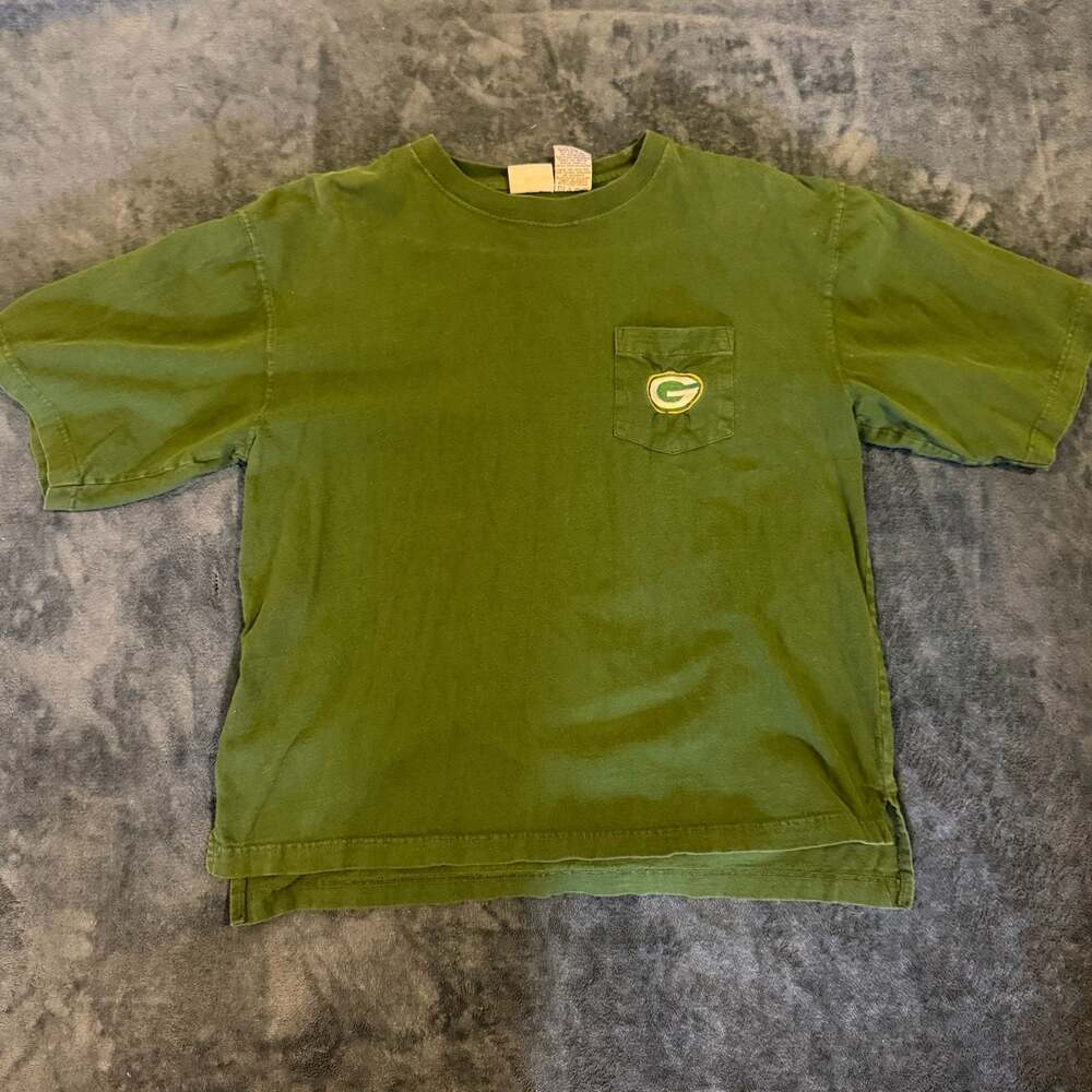 Vintage 1999 Green Bay Packers Embroidered Pocket T-Shirt - Size Large